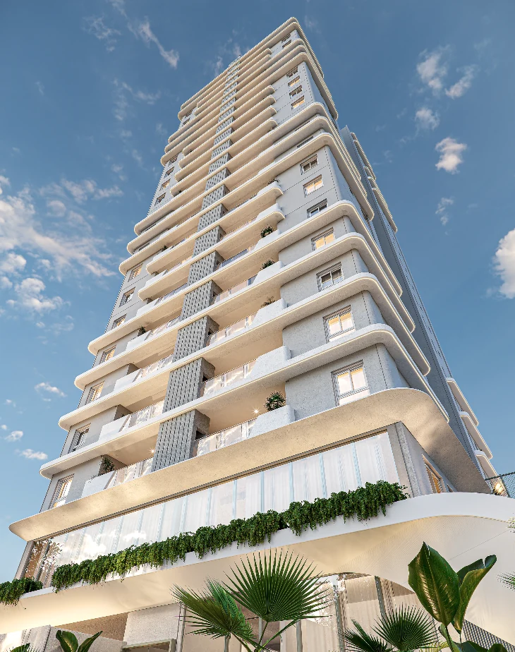 Render original do empreendimento Blank Residence