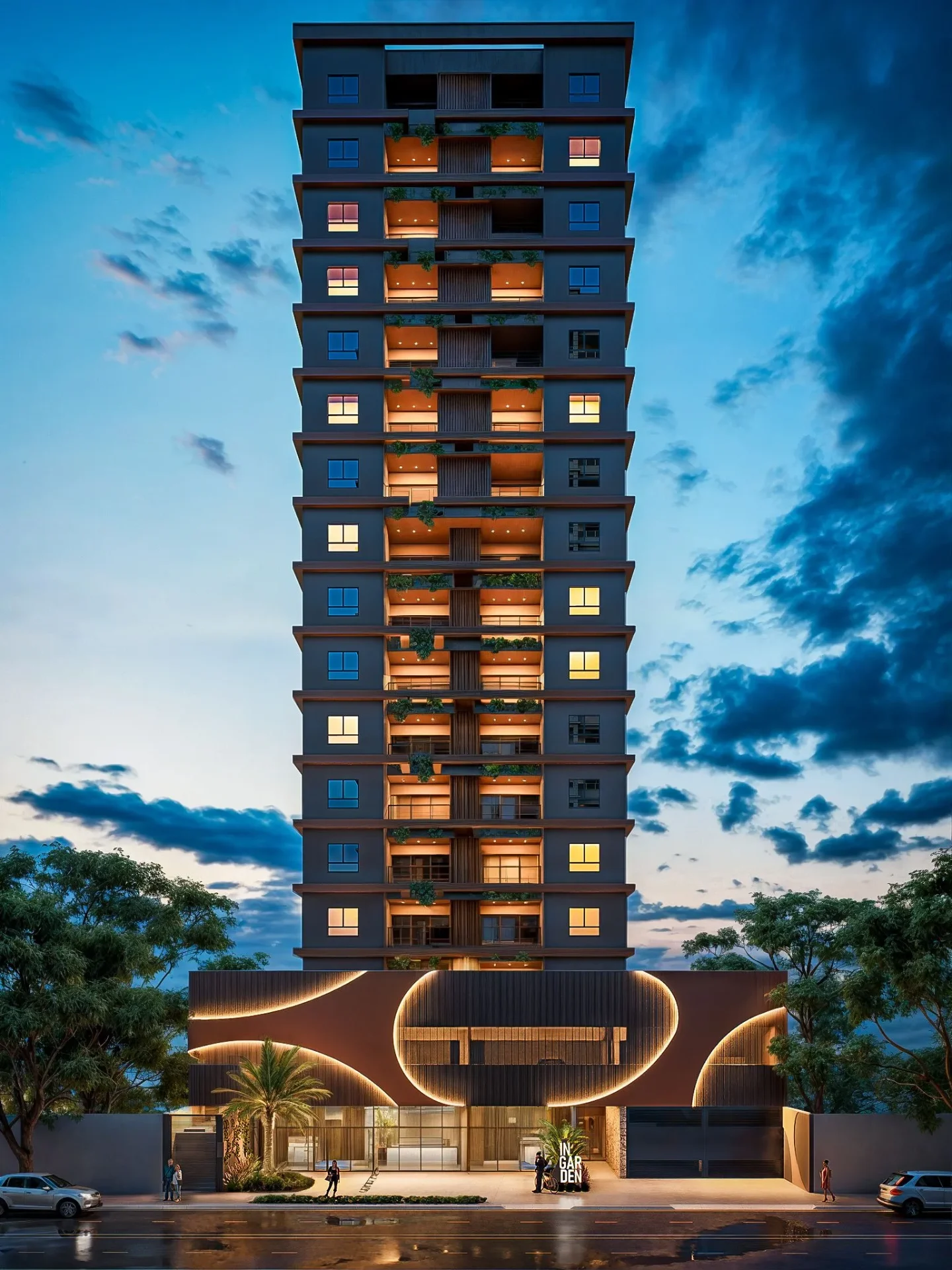 Render original do empreendimento Ingarden